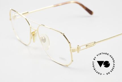 Gerald Genta Gold & Gold 01 Außergewöhnliche Luxusbrille, LUXUS-Accessoires (wie z.B. Brillen) kamen später dazu, Passend für Herren