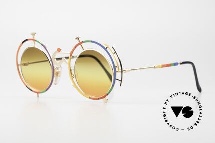 Casanova SC3 Farbenfrohe Vintage Brille, wesentliche Eigenschaft der symbolistischen Kunst, Passend für Herren und Damen