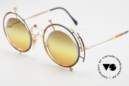 Casanova SC3 Farbenfrohe Vintage Brille, besteht darin, eine Idee niemals begrifflich zu fixieren, Passend für Herren und Damen