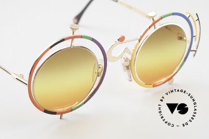 Casanova SC3 Farbenfrohe Vintage Brille, dieses Casanova Modell heißt SC3 "Stillstand der Zeit", Passend für Herren und Damen