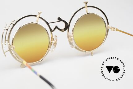 Casanova SC3 Farbenfrohe Vintage Brille, Sammlerstück in limitierter Auflage (Nr. 122 von 1000), Passend für Herren und Damen