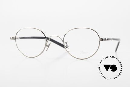 Lunor VA 108 Panto Brille Antik Silber Details