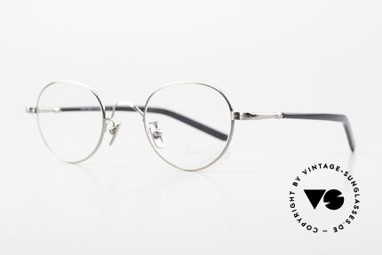 Lunor VA 108 Panto Brille Antik Silber, ohne große Logos; stattdessen mit zeitloser Eleganz, Passend für Herren und Damen