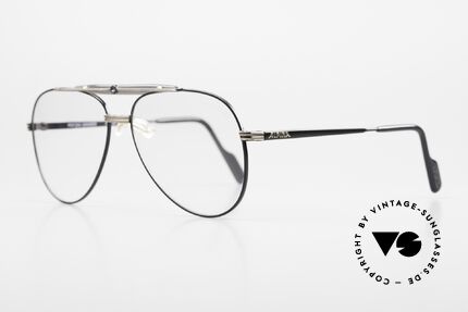 Alpina PCF 250 Sportliche 90er Aviator Brille, orig. DEMO-Gläser mit Procar Series Aufdruck, Passend für Herren