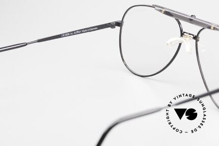 Alpina PCF 250 Sportliche 90er Aviator Brille, Größe: large, Passend für Herren