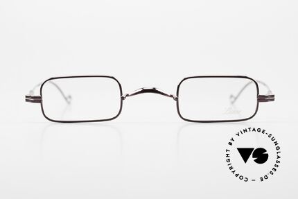 Lunor II 13 Eckige Brille Limited Edition, klassisch, zeitloses Modell für Damen und Herren, Passend für Herren und Damen