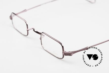 Lunor II 13 Eckige Brille Limited Edition, Brille in kleiner Gr. 38/24 (für große Sehstärken), Passend für Herren und Damen