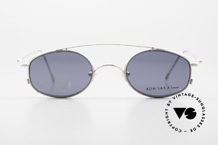 Koh Sakai KS9544 Damenbrille Oder Herrenbrille, Größe 45-22 mit praktischem Sonnen-Clip / Vorhänger, Passend für Herren und Damen
