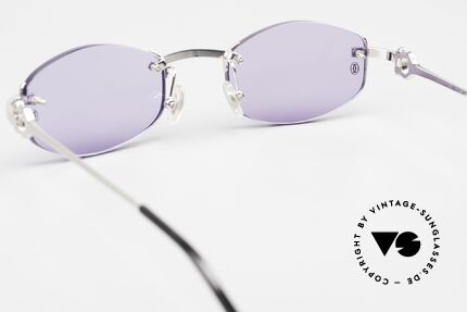 Cartier Meltem Luxus Sonnenbrille Randlos, Sonnengläser (100% UV) sind ggf. austauschbar, Passend für Herren und Damen