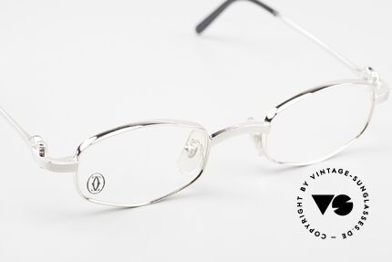 Cartier Ginger Luxus Brille Platin Gebürstet, ungetragene Rarität mit orig. Verpackung von Cartier, Passend für Herren und Damen