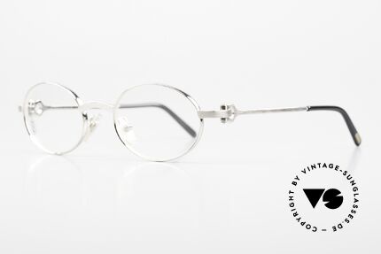 Cartier Spider - S Luxus Brille Platin Gebürstet, gebürstete Platin-Legierung; entsprechend wertig!, Passend für Herren und Damen
