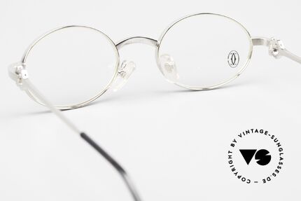Cartier Spider - S Luxus Brille Platin Gebürstet, die Glashöhe ist 34mm (somit auch gleitsichtfähig), Passend für Herren und Damen