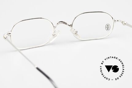 Cartier Orfy Platin Plattierte Vintage Brille, KEIN RETRO, sondern ein kostbares altes ORIGINAL!, Passend für Herren und Damen