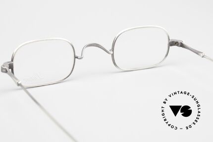Lunor II 00 Metallfassung Antik Silber, Größe: small, Passend für Herren und Damen