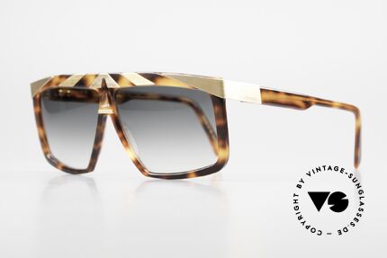 Alpina G81 24kt Vergoldete Sonnenbrille, außergewöhnliches Brillendesign in Farbe und Form, Passend für Herren und Damen