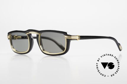 Cartier Vertigo Rare Luxus Sonnenbrille 90er, Federscharniere für perfekte Passform, Top-Qualität, Passend für Herren und Damen