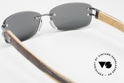 Tag Heuer L-Type 0115 Randlose Luxus Sonnenbrille, ungetragenes Exemplar mit original Tag Heuer Etui, Passend für Herren und Damen