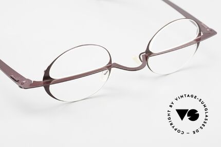 Theo Belgium Bi-Cycle Bifokal Gleitsichtbrille, ungetragenes Theo-Einzelstück für Damen und Herren, Passend für Herren und Damen