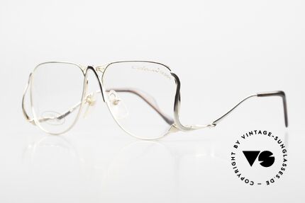 Colani 1001 Außergewöhnliche Damenbrille, spektakuläre Form & Bügel: unverwechselbar Colani, Passend für Damen