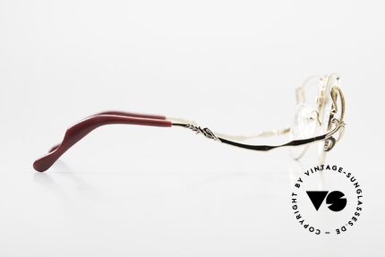 Colani 1052 80er Brille Mit Glitzer Effekt, ungetragen (wie alle unsere alten COLANI Klassiker), Passend für Damen