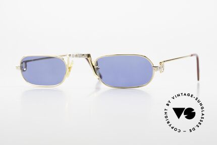 Cartier Demi Lune Santos Ultra Seltene Lesebrille 80er Details