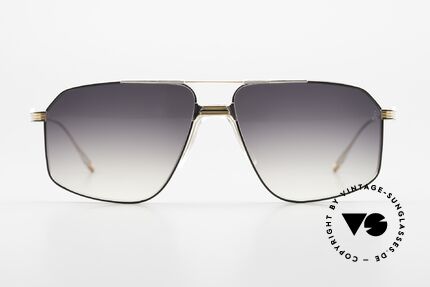 Jacques Marie Mage Jagger Aviator Titan Sonnenbrille, streng limitierte Titan Sonnenbrille in Größe 58-14, Passend für Herren