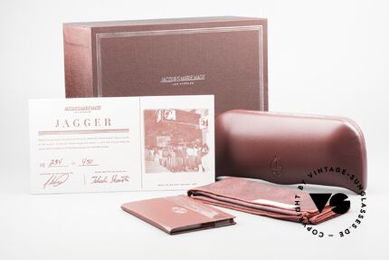 Jacques Marie Mage Jagger Aviator Titan Sonnenbrille, Größe: large, Passend für Herren