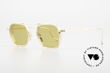 Jacques Marie Mage Baudelaire Lyriker Titan Sonnenbrille, Baudelaire 2, color Montra - Olive, Limited 47/23, Passend für Herren