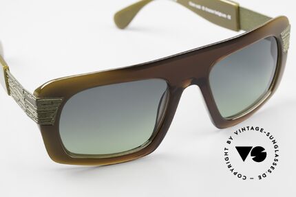 Theo Belgium Oak Tim Van Steenbergen Design, aufgrund Größe & Form eher eine Unisex-Brille, Passend für Herren und Damen