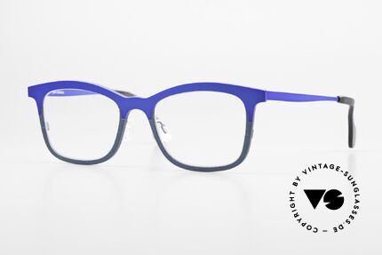Theo Belgium Mille 55 Titanium Brille Zweifarbig, schöne Unisex-Designerbrille von Theo Belgium, Passend für Herren und Damen