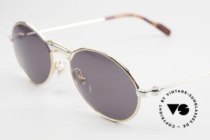 Aston Martin AM01 No Retro Brille True Vintage, bicolore Fassung: platin-plattiert und 22kt vergoldet!, Passend für Herren