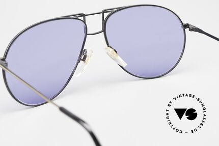 Metzler 0878 80er En Vogue Sonnenbrille, blauen Gläser (100% UV) sind beliebig austauschbar, Passend für Herren