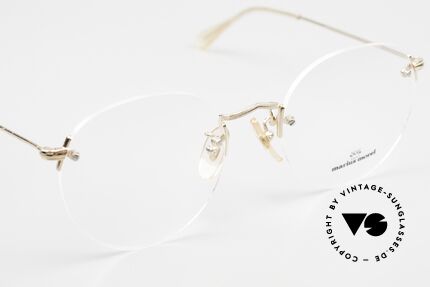 Marius Morel 8525 Randlose Vintage Fassung, KEINE RETROBRILLE, ein echtes 1990er Jahre Original, Passend für Herren und Damen