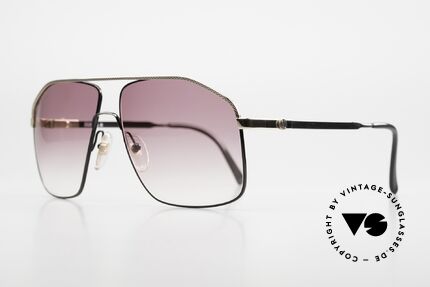 Dunhill 6104 Herren Vintage Brille 90er, hunderte winzige Facetten für sanften Gold-Glanz, Passend für Herren