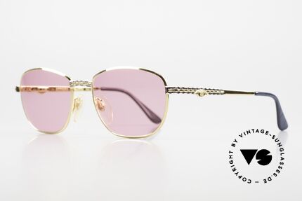 Bugatti EB507 Die Rosarote Luxus Brille, ein edles Bugatti Original aus den frühen 90ern, Passend für Herren und Damen