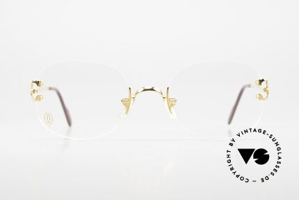 Cartier Serrano Ultra Seltene Large 55mm, Modell Serrano in extrem seltener L Größe 55-22, Passend für Herren und Damen