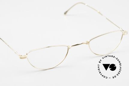 Lunor XXV Folding 06 Vintage Brille 22kt Vergoldet, Lesebrille XXV06 für Damen & Herren; 22kt vergoldet, Passend für Herren und Damen