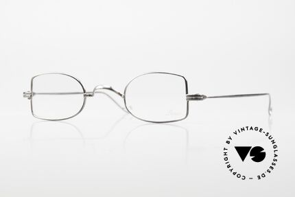 Lunor II 09 Vintage Brille Antik Silber Details