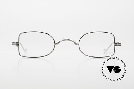 Lunor II 09 Vintage Brille Antik Silber, zeitloser Klassiker aus Deutschland, ANTIK-SILBER, Passend für Herren und Damen