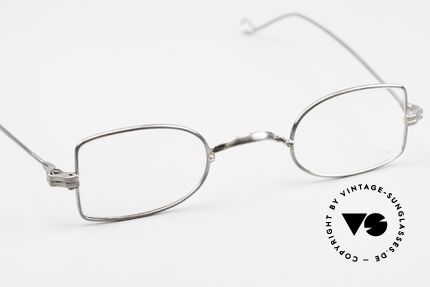 Lunor II 09 Vintage Brille Antik Silber, ein ca. 25 Jahre altes, ungetragenes LUNOR Original, Passend für Herren und Damen