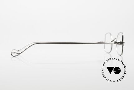 Lunor II 09 Vintage Brille Antik Silber, Glashöhe 27mm = daher eher als Lesebrille geeignet, Passend für Herren und Damen