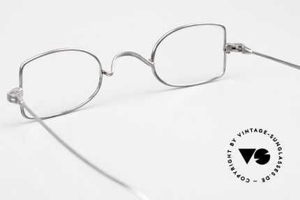 Lunor II 09 Vintage Brille Antik Silber, Größe: extra small, Passend für Herren und Damen