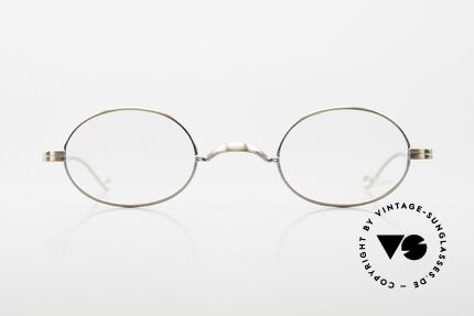 Lunor II 10 Limited Metallbrille Antik Gold, LIMITED 'antik-gold' Version; eine echte alte Rarität, Passend für Herren und Damen