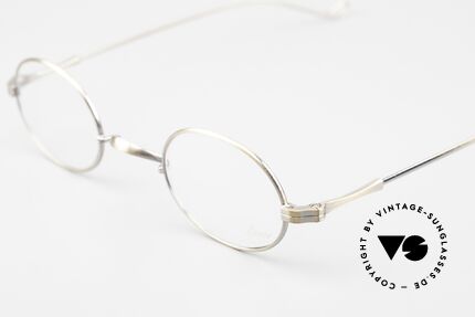 Lunor II 10 Limited Metallbrille Antik Gold, altes, ungetragenes LUNOR Original mit dem W-Steg, Passend für Herren und Damen