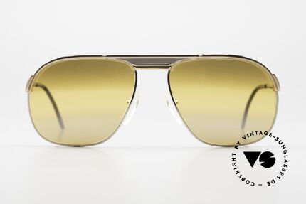Essilor 2373 2in1 Brille Gold Gradient, ein wahres 80er Jahre Kunsthandwerk der alten Schule, Passend für Herren