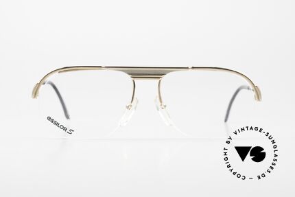 Essilor 2373 2in1 Brille Gold Gradient, ein vintage "Must Have" in unfassbarer Qualität; fühlbar, Passend für Herren