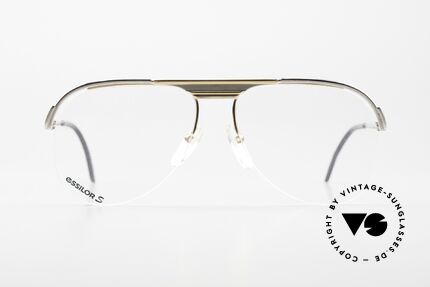 Essilor 2374 2in1 Brille Nylor Aviator, ein vintage "Must Have" in unfassbarer Qualität; fühlbar, Passend für Herren