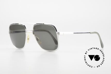 Rodenstock Tenno Weißgold Doublé 80er Brille, 1/20 des Metalls sind 10kt Gold (Wahnsinns-Qualität), Passend für Herren