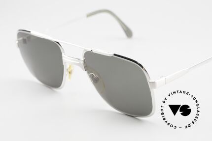 Rodenstock Tenno Weißgold Doublé 80er Brille, mit sehr komfortablem Sattelsteg für ideale Passform, Passend für Herren