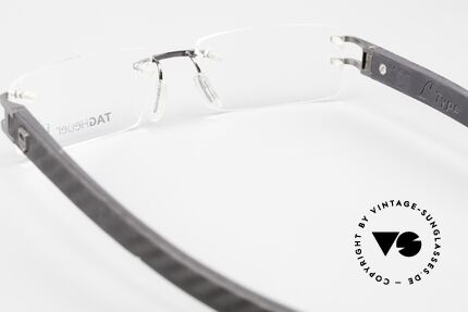 Tag Heuer L-Type 0112 Randlose Brille Lederbügel, KEINE Retrobrille, sondern ein Original von 2006!, Passend für Herren